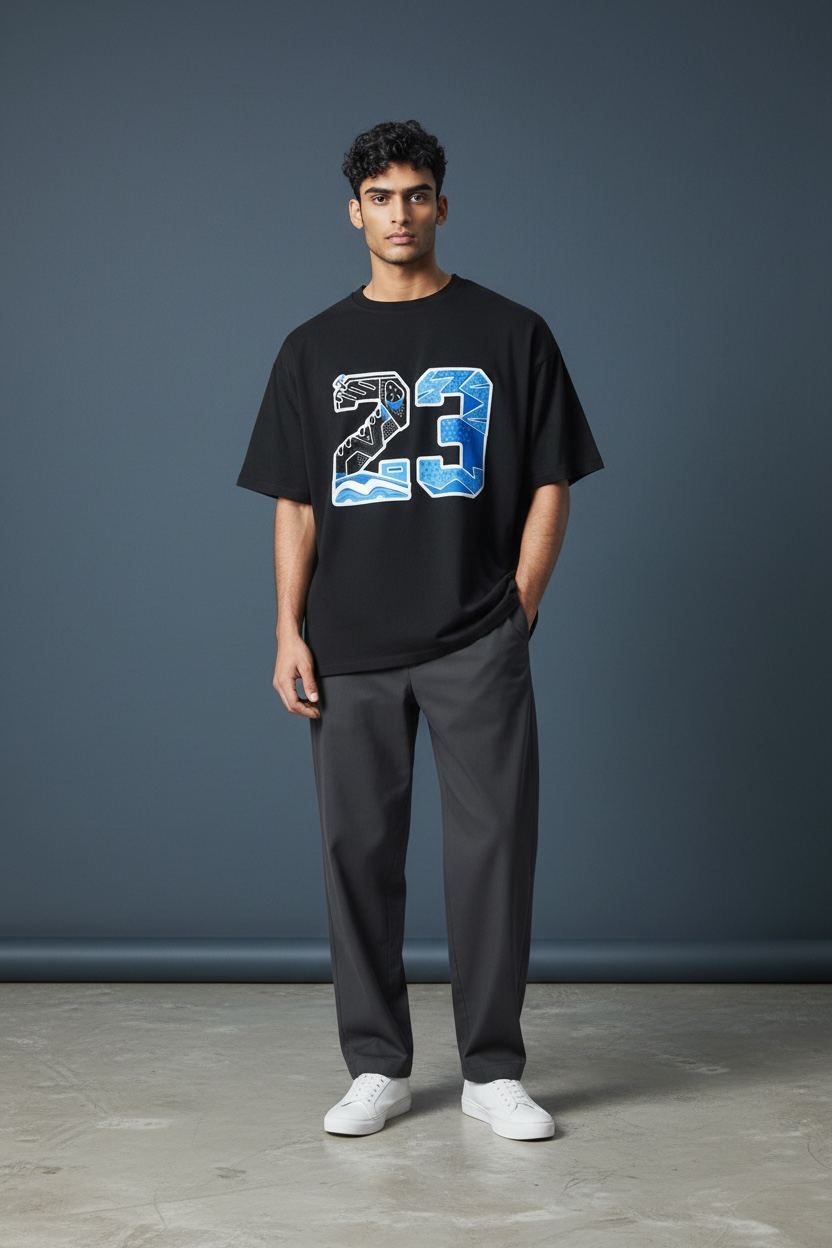 23 Printed Oversized Tee