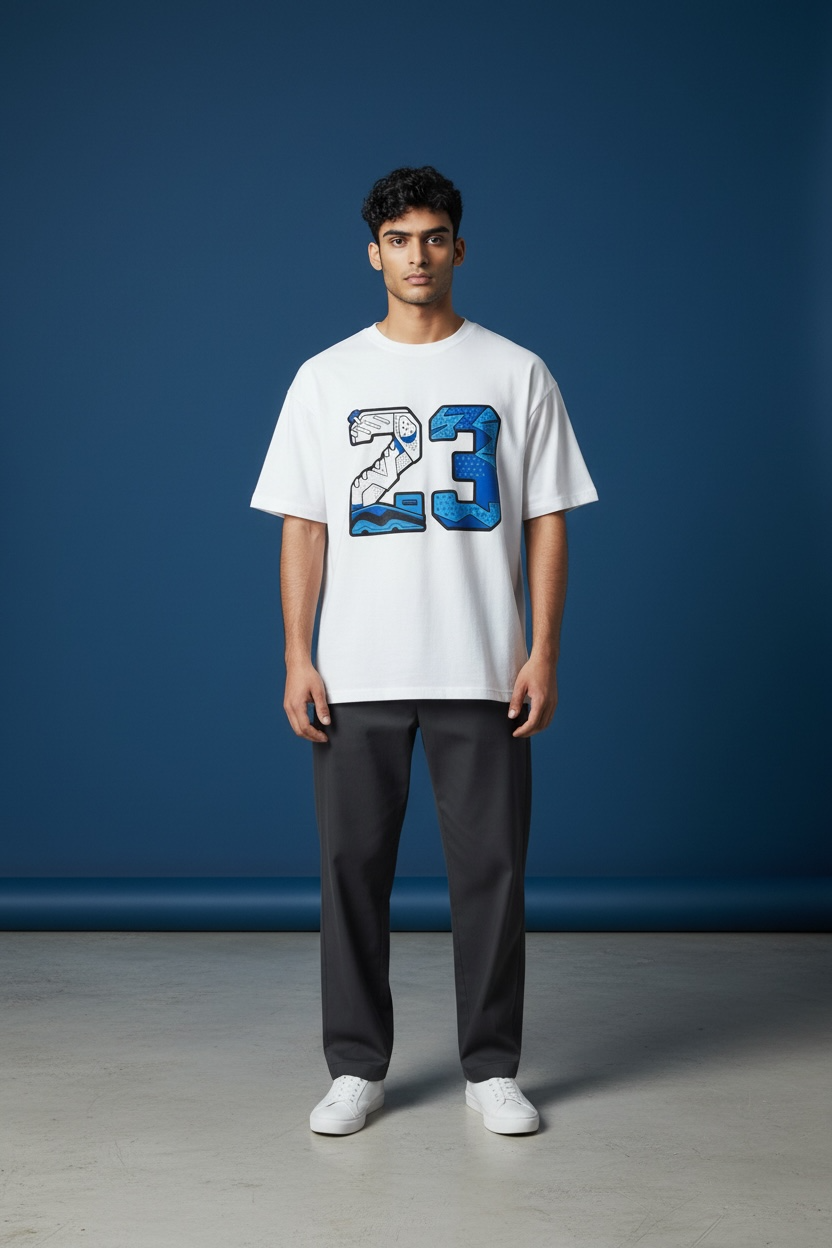 23 Printed Oversized Tee - Image 2
