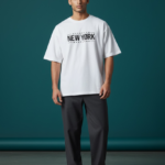 (NewYork) Printed Oversized Tee