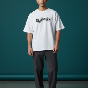 (NewYork) Printed Oversized Tee